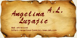 Angelina Lužajić vizit kartica